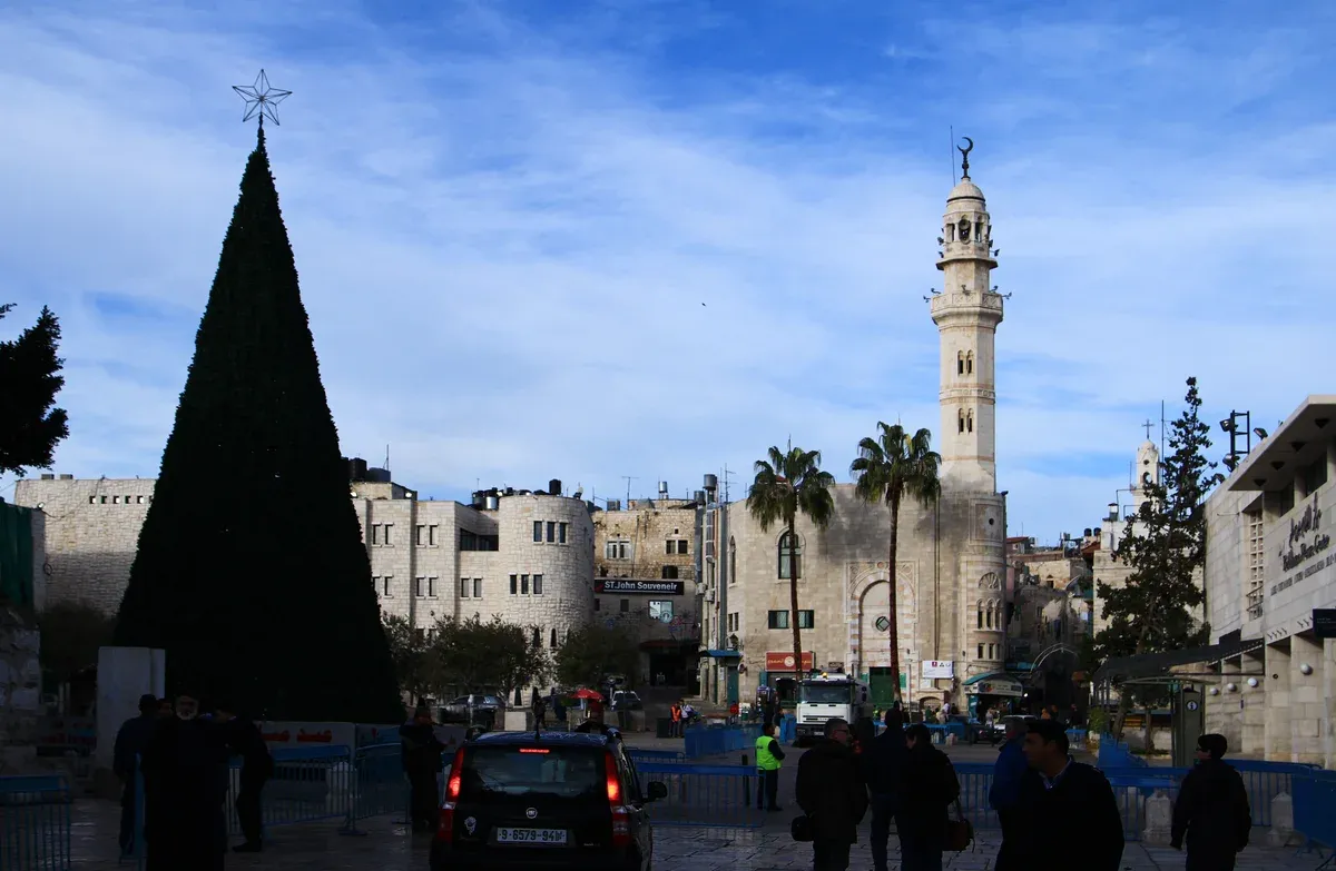 Manger Square in Bethlehem, combined with a Jerusalem Old City tour from Tel Aviv