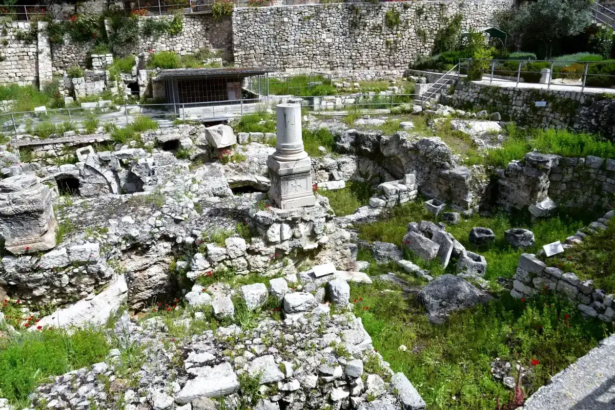 Pool of Bethesda in the Old City of Jerusalem