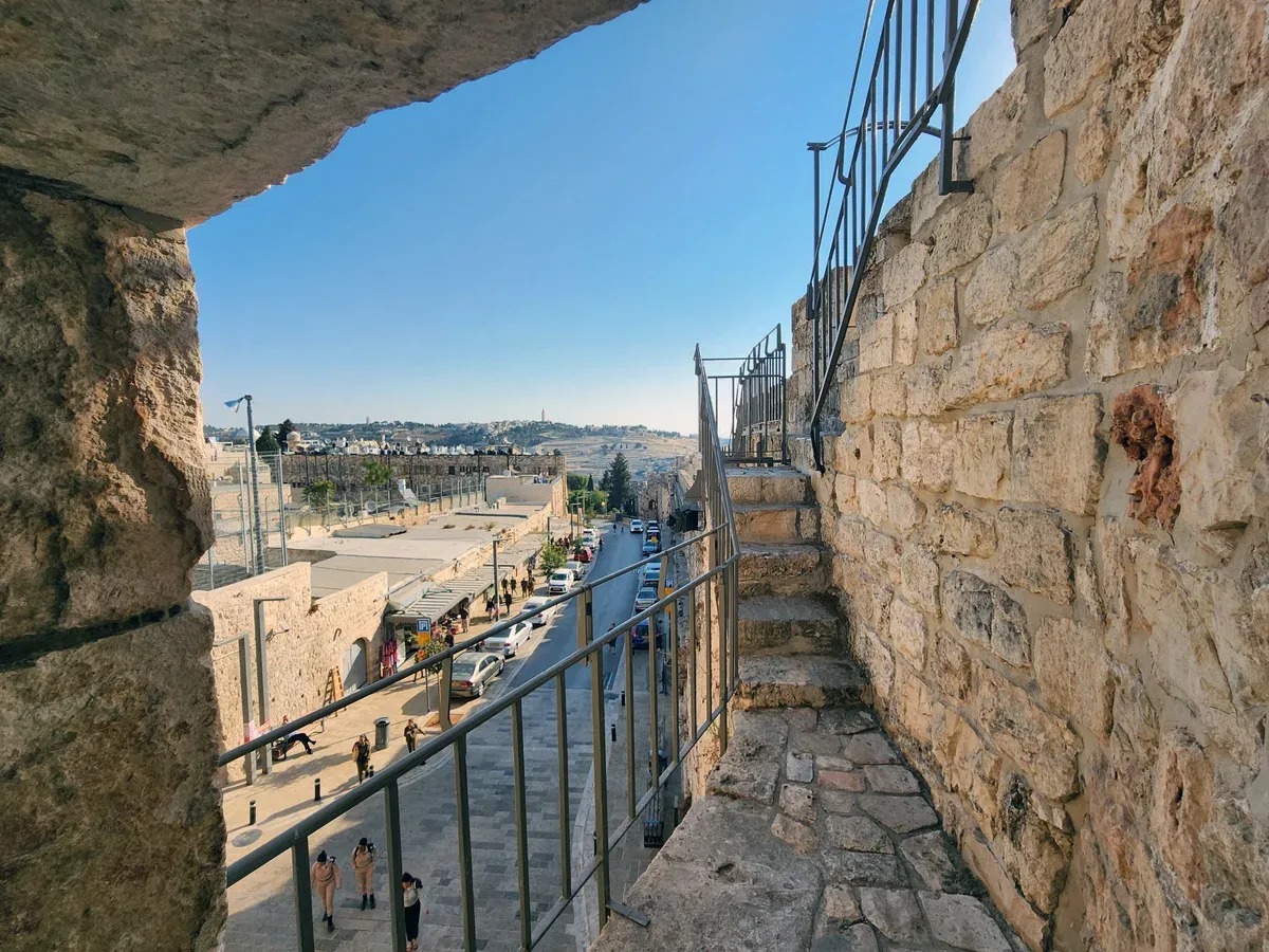 View from the Ramparts Walk over the Old City of Jerusalem